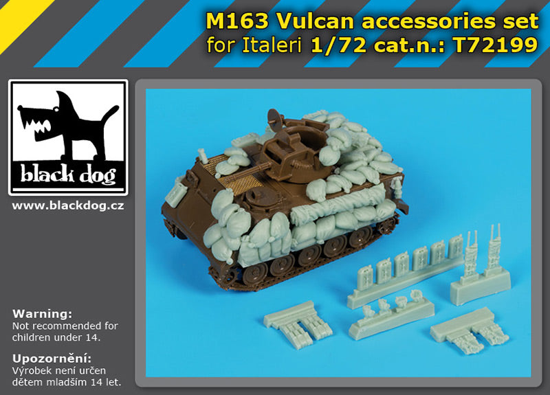 Blackdog T72199 1:72 M163 Vulcan accessories set