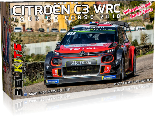 Bel Kits BEL017 1:24 Citroen C3 WRC Corsica 2018 S.Loeb