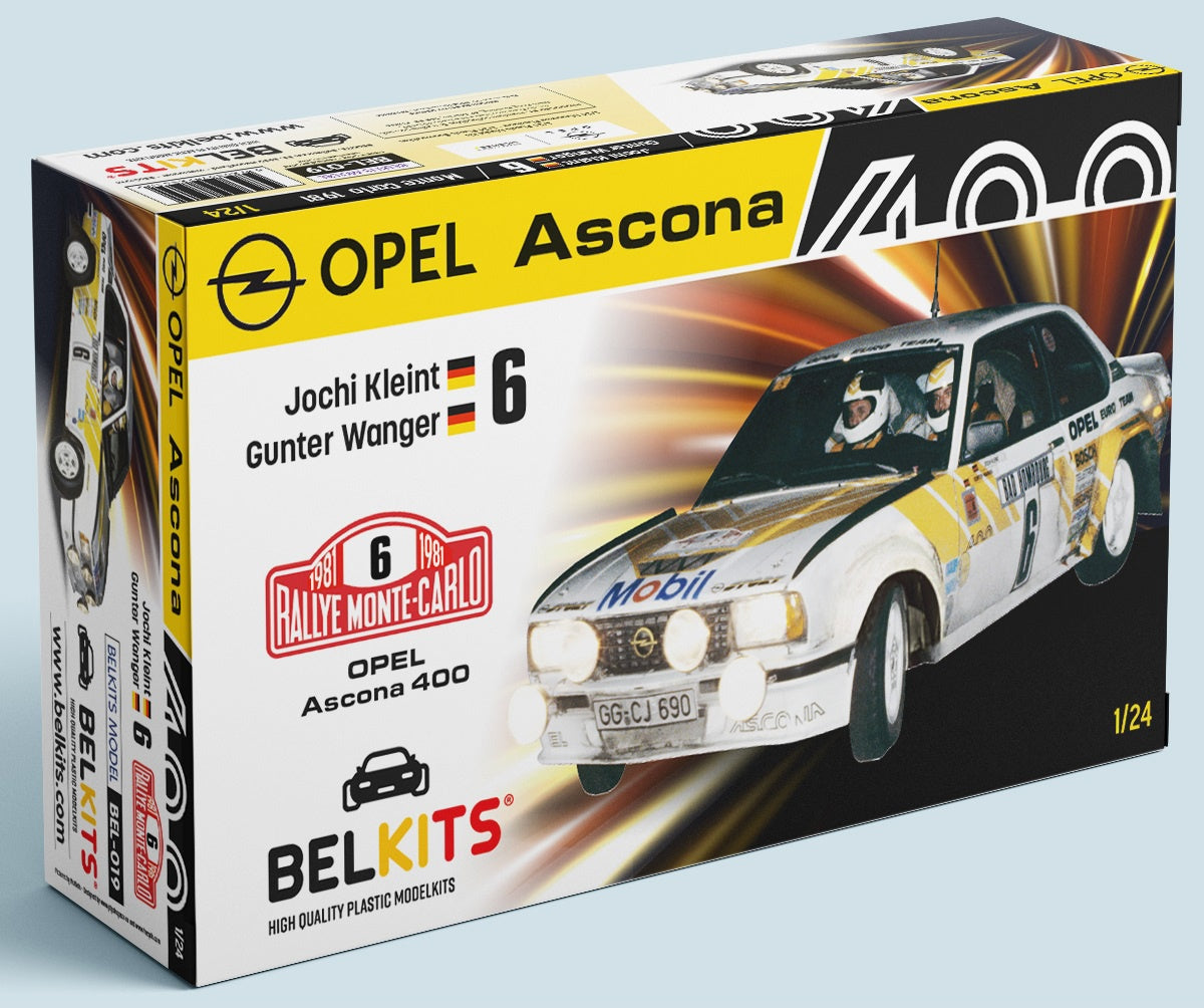 Bel Kits BEL019 1:24 Opel Ascona 400 MC 1981 Klein/Wagner