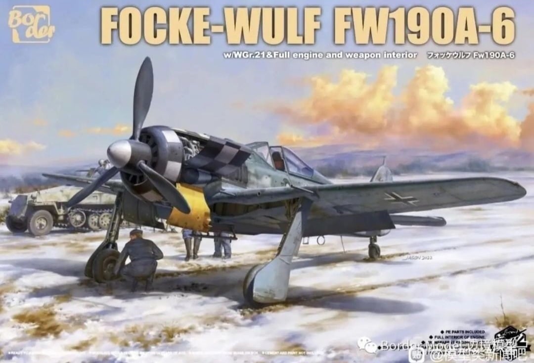 Border Models BF-003 1:35 Focke-Wulf Fw-190A-6 w/Wgr. 21 & Full Engine & Weapons Interior