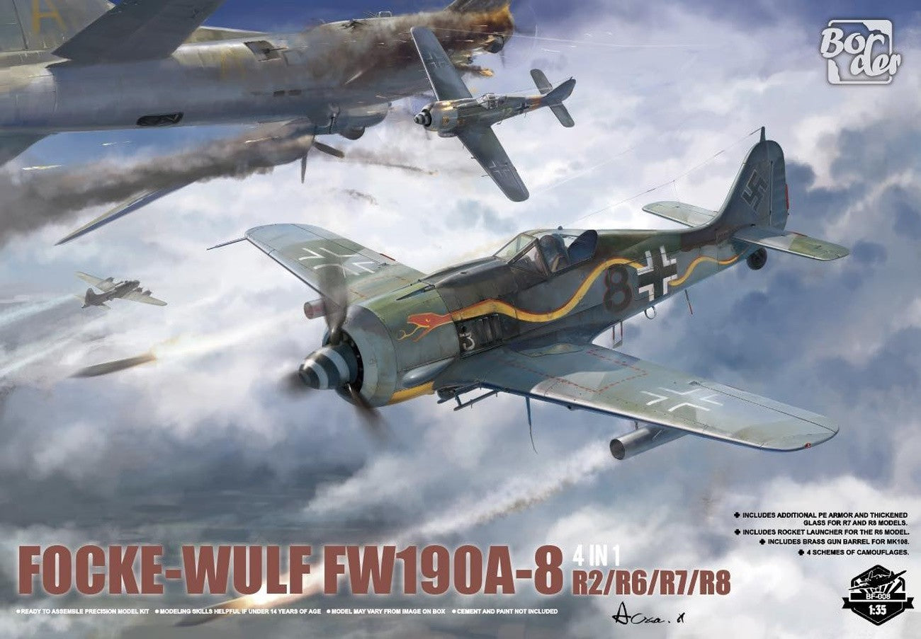 Border Models BF-009 1:35 Focke-Wulf Fw-190A-8 R2/R6/R7/R8