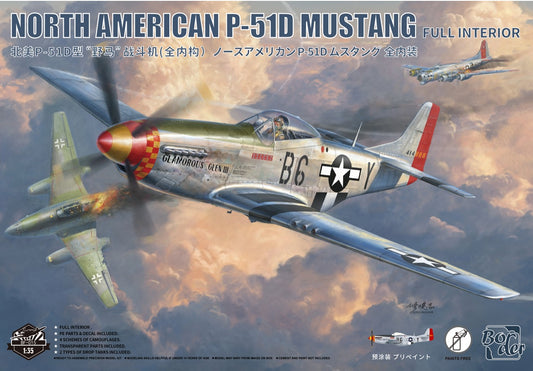 Border Model BF-015 1:35 North-American P-51D Mustang  Pre-painted
