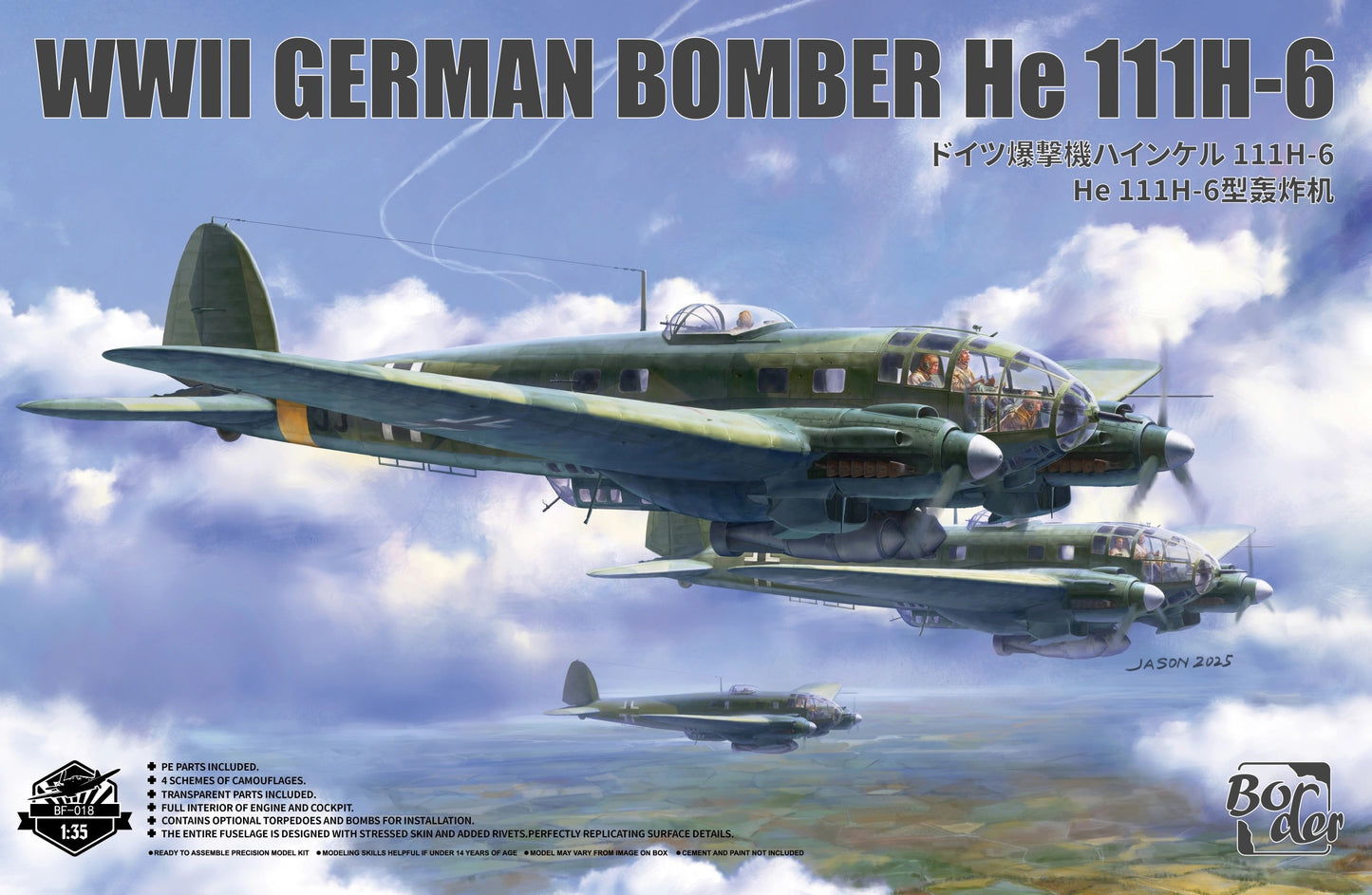 Border Model BF-018 1:35 Heinkel He-111H-6