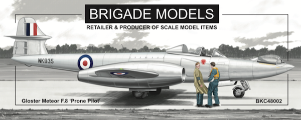 Brigade BKC48002 1:48 Gloster Meteor F.8 Prone Position