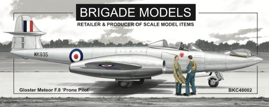 Brigade BKC48002 1:48 Gloster Meteor F.8 Prone Position