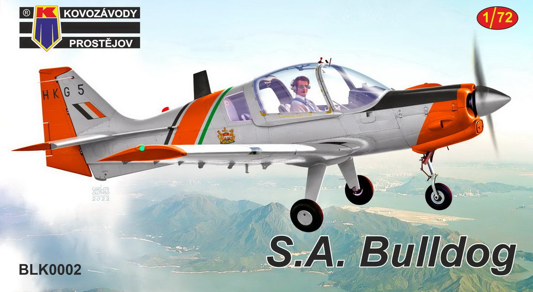 Kovozavody Prostejov BLK0002 1:72 Scottish-Aviation Bulldog 'AAF HK, BDFA'