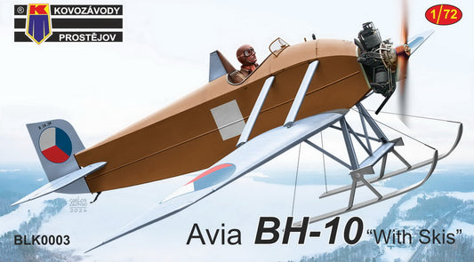 Kovozavody Prostejov BLK0003 1:72 Avia B-10 'Ski' 1 kit - 1 scheme, bagged, cardboard header