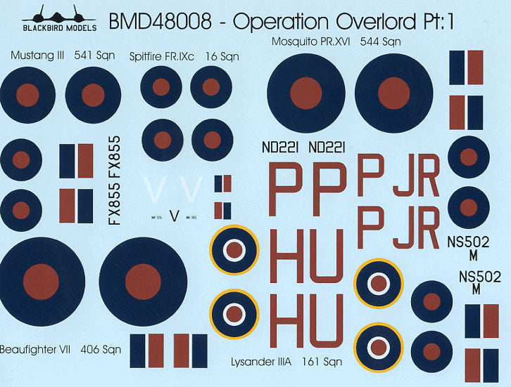 Blackbird Models D48008 1:48 Operation Overlord Part 1