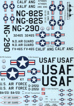 Blackbird Models D48010 1:48 US Air National Guard Part 1