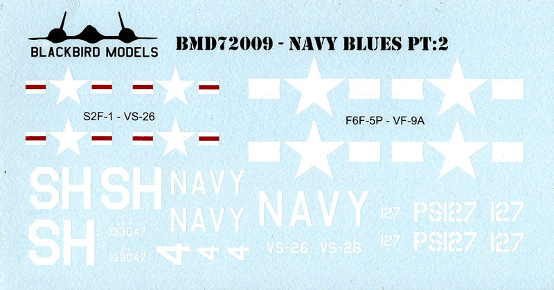 Blackbird Models D72009 1:72 U.S. Navy Blues Part 2