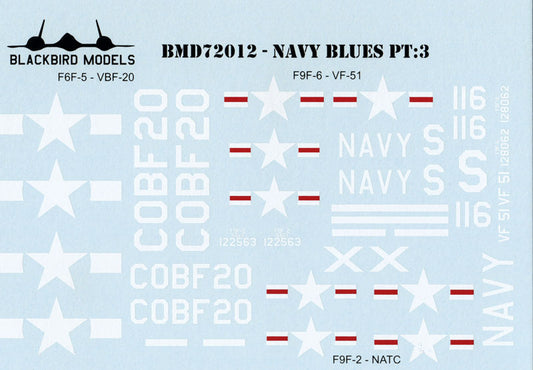 Blackbird Models D72012 1:72 U.S. Navy Blues Part 3