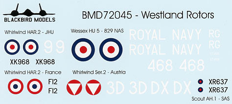 Blackbird Models D72045 1:72 RAF Post War Part 3