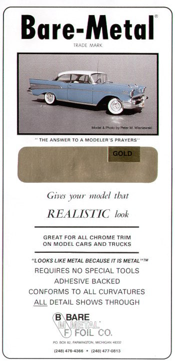 Bare-Metal BARE METAL FOIL Gold (Self Adhesive)