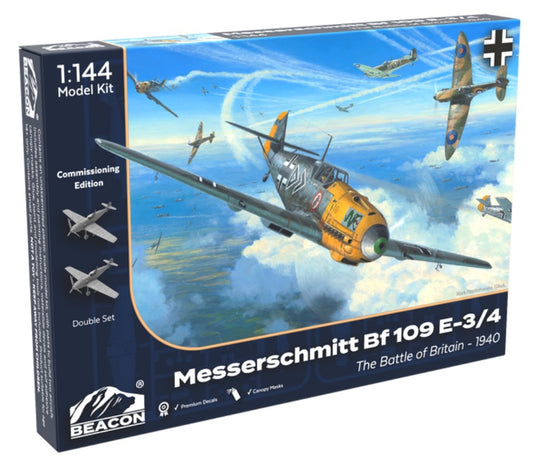 Beacon Models BMK0001 1:144 Messerschmitt Bf109E-3/4 Commissioning Edition - double set