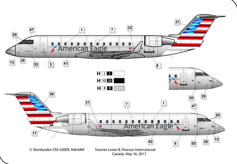 Big Planes Kits BPK14402 1:144 Bombardier CRJ-200 Medium-Haul Passenger Aircraft