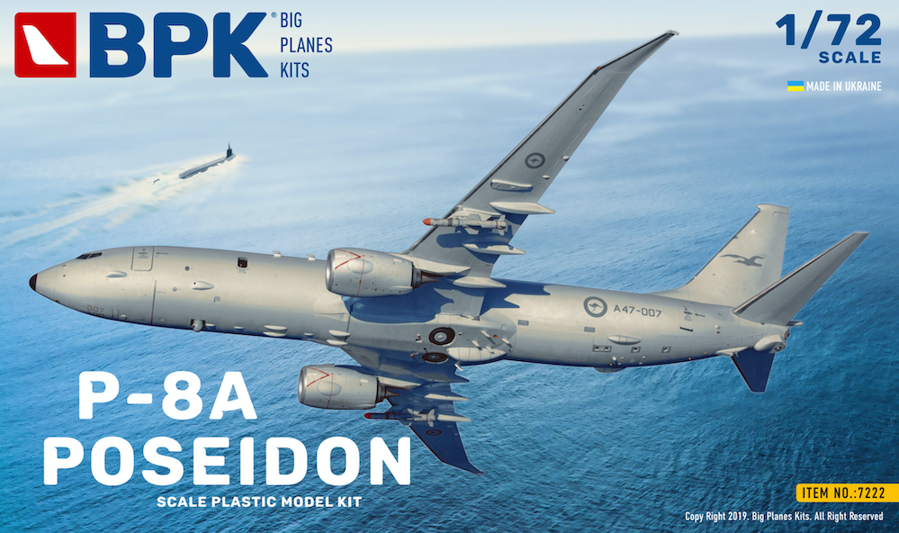 Big Planes Kits BPK7222 1:72 Boeing P-8A Poseidon RAN and USN