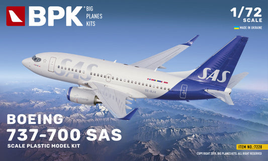 Big Planes Kits 7228 1:72 Boeing 737-700 SAS