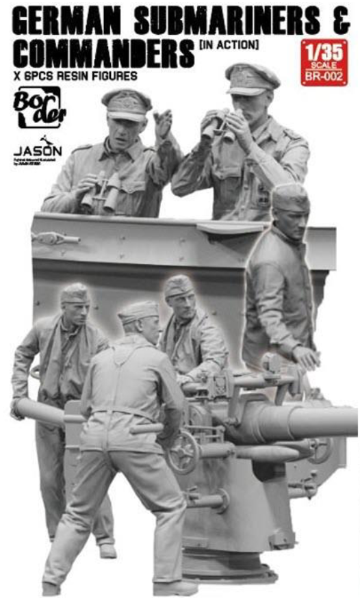 Border Models BR-002 1:35 German Submariners & Commanders (in Action)