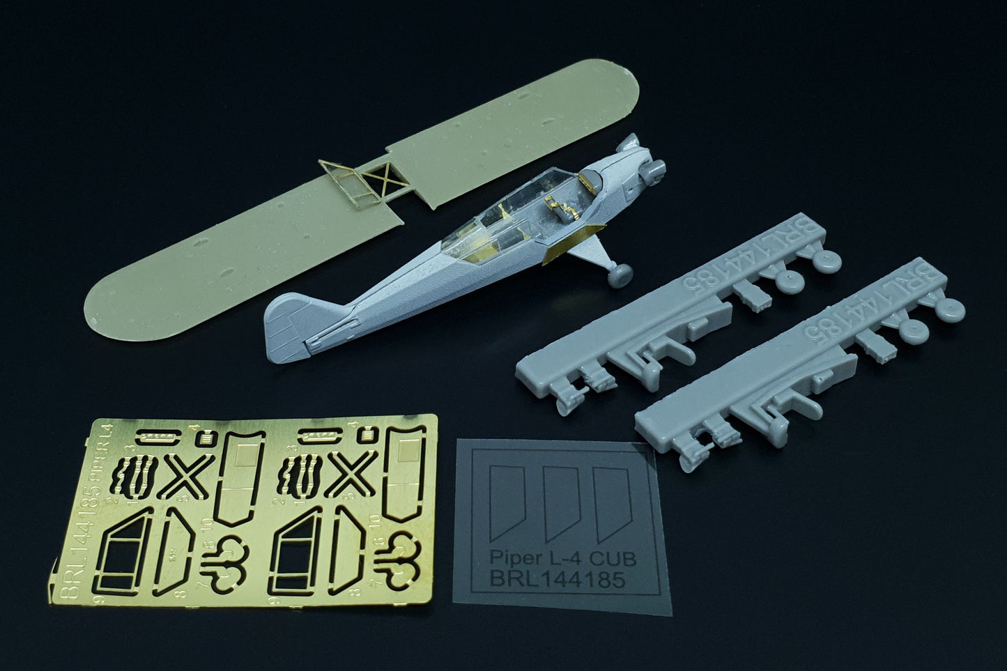 Brengun BRL144185 1:144 Piper L-4 Cub / Grasshopper (2 sets) Detail Set