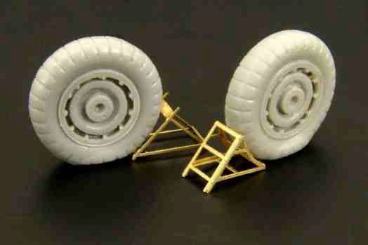 Brengun BRL32013 1:32 Luftwaffe Wheel Chocks (2 types)