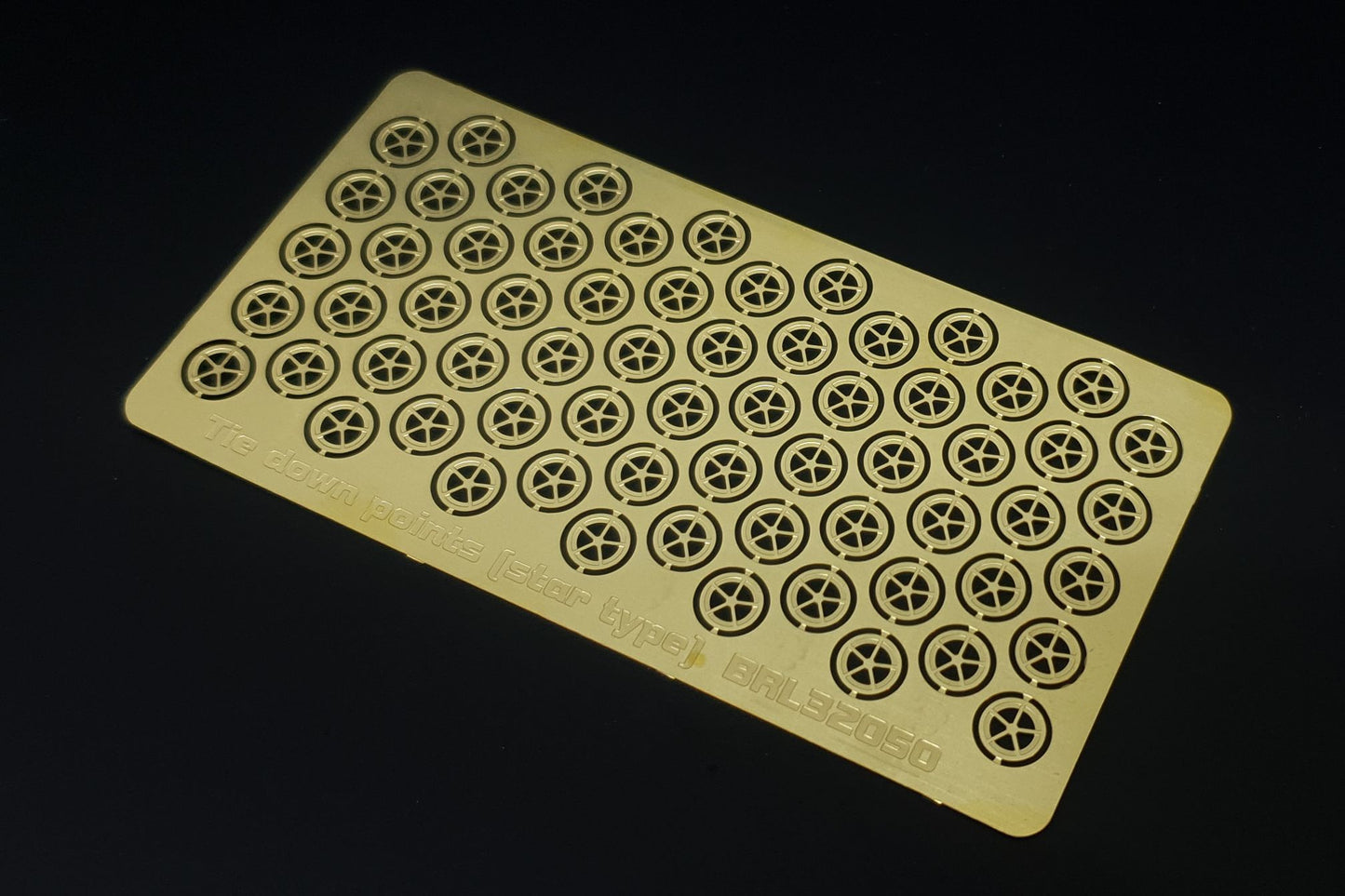 Brengun BRL32050 1:32 Tie down points (star type) PE set of tie down points