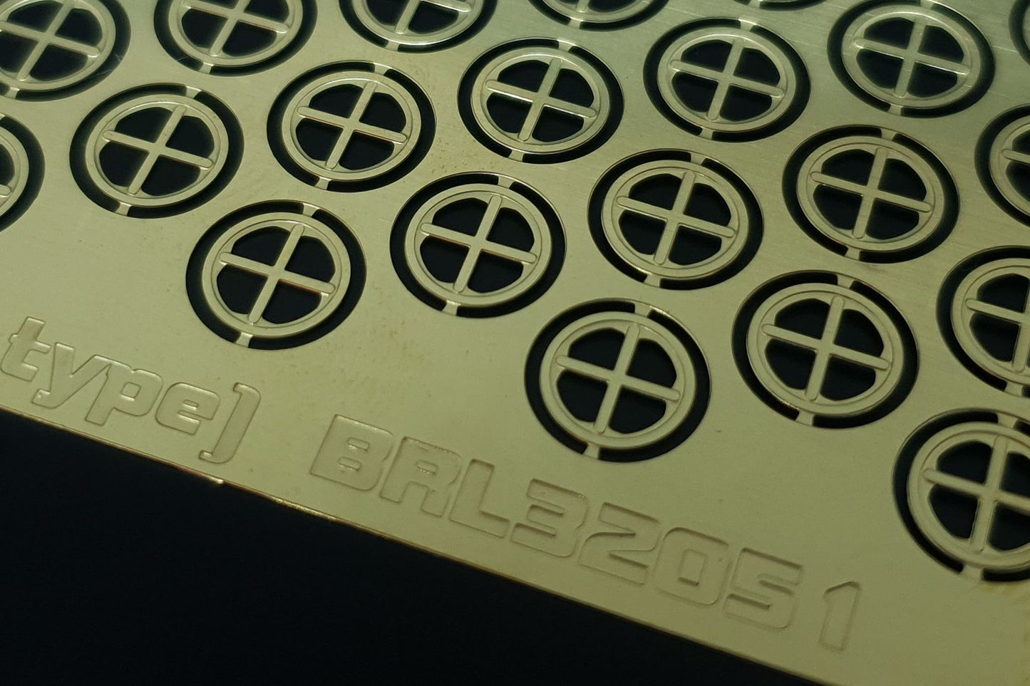 Brengun BRL32051 1:32 Tie down points (cross type)	PE set of tie down points