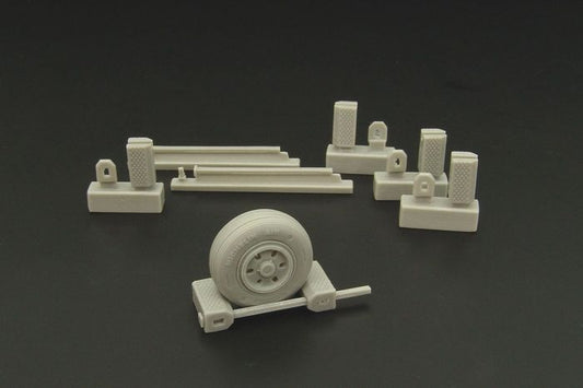 Brengun BRL48063 1:48 U.S. Navy Wheel Chocks (Modern)