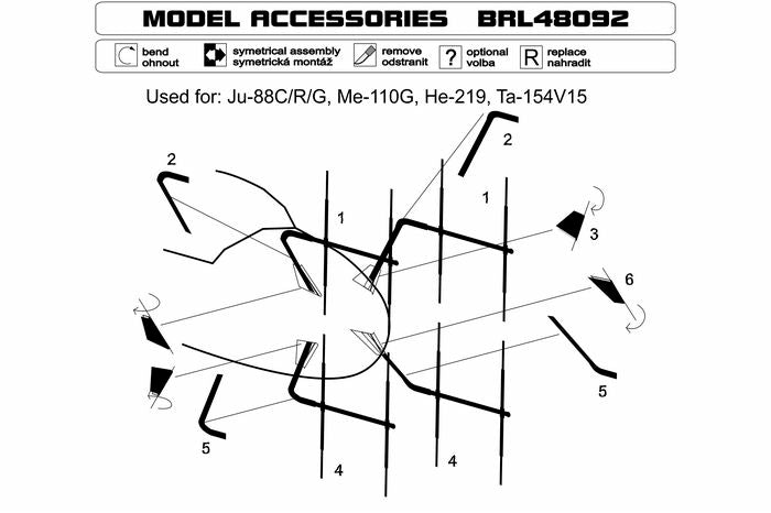 Brengun BRL48092 1:48 Fug-220 Lichtenstein SN2 Detail Set
