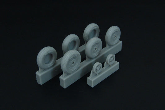 Brengun BRL48096 1:48 Supermarine Spitfire 3 Spoke Wheels (3 types)