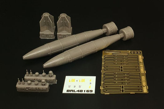 Brengun BRL48169 1:48 GBU-31 JDAM Bombs (4pcs)