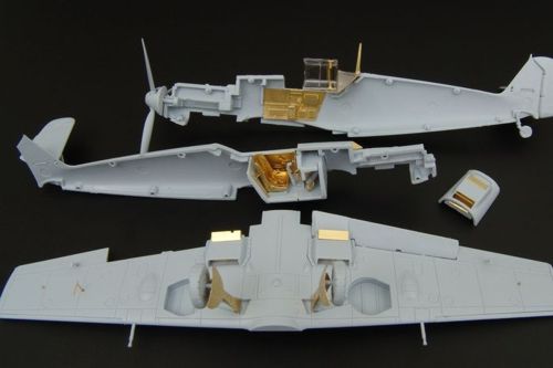 Brengun BRL72044 1:72 Messerschmitt Bf-109E-4 Cockpit Detail Set