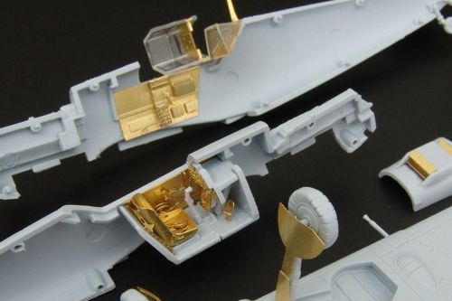 Brengun BRL72044 1:72 Messerschmitt Bf-109E-4 Cockpit Detail Set