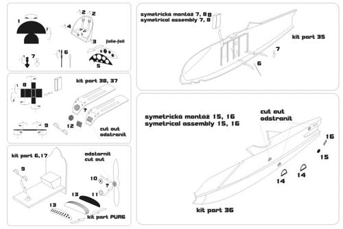 Brengun BRL72072 1:72 Avia BH-21 Detail Set