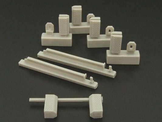 Brengun BRL72093 1:72 U.S. Navy Wheel Chocks (Modern)