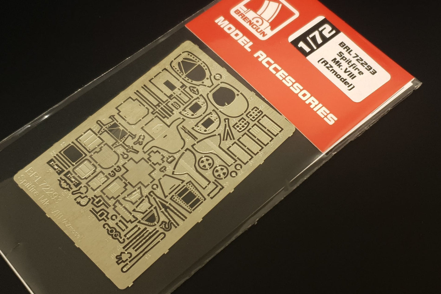 Brengun BRL72293 1:72 Supermarine Spitfire Mk.VIII photoetched parts