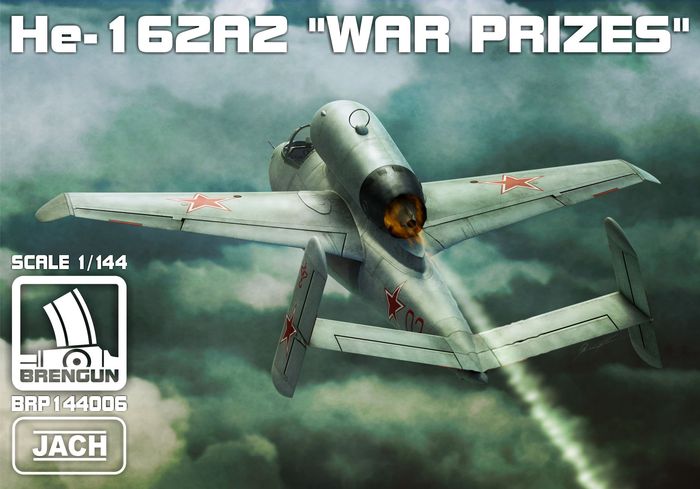 Brengun BRP144006 1:144 Heinkel He-162A-3 "War Prizes" Captured Soviet Aircraft