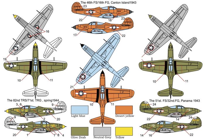 Brengun BRP144012 1:144 Bell P-39Q Airacobra