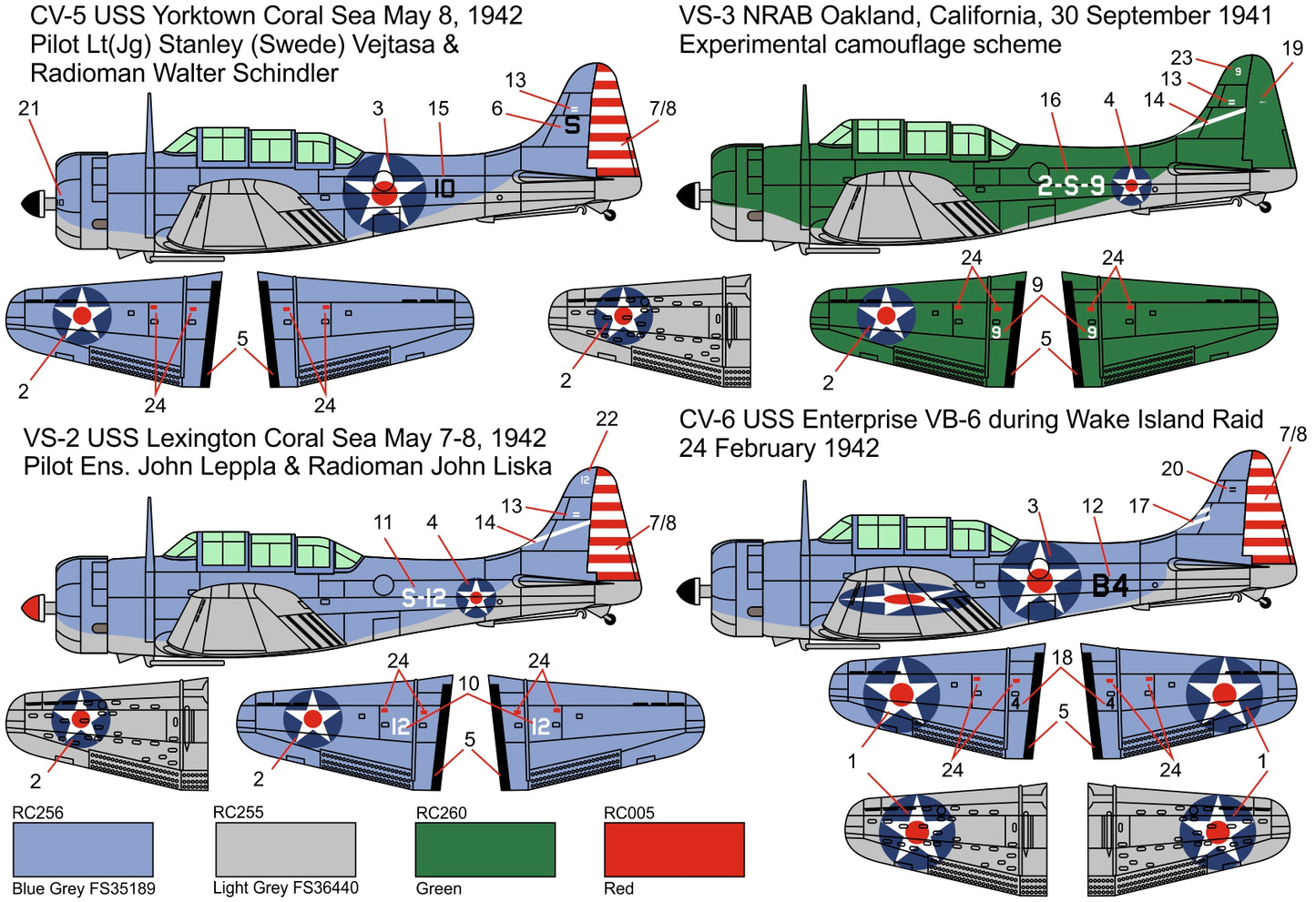 Brengun BRP144013 1:144 Douglas SBD-3 Dauntless CORAL SEA