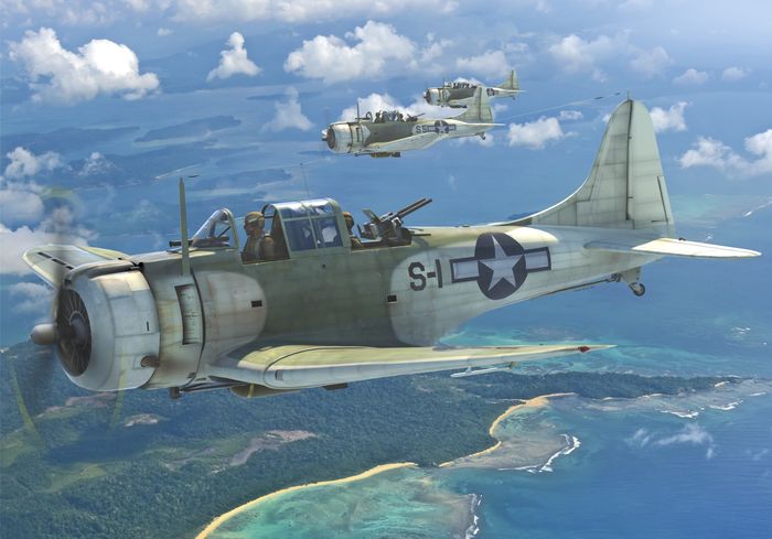 Brengun BRP144018 1:144 Douglas SBD-5 Dauntless 'Atlantic Theatre'