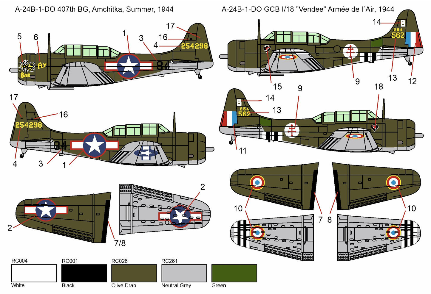 Brengun BRP144020 1:144 Douglas A-24 Banshee