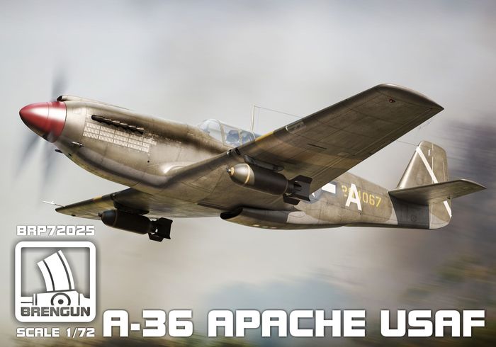 Brengun BRP72025 1:72 North-American A-36 Apache USAF