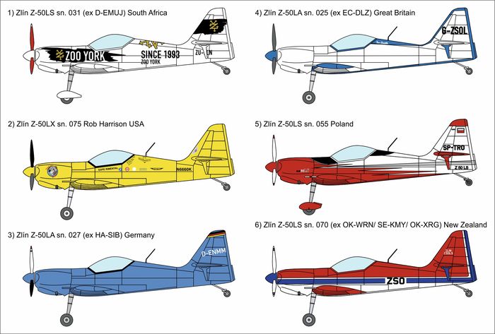 Brengun BRP72030 1:72 Zlin Z-50 'Worldwide Users'