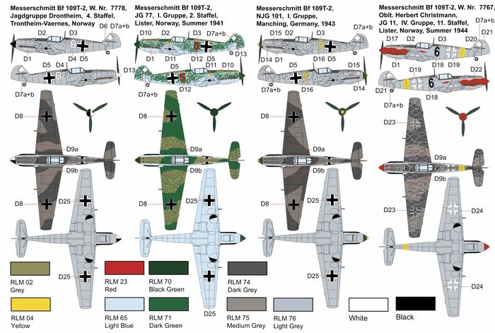 Brengun BRP72033 1:72 Messerschmitt Bf-109T-2