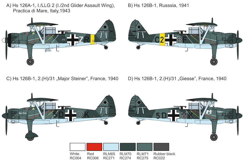 Brengun BRP72045 1:72 Henschel Hs-126B-1