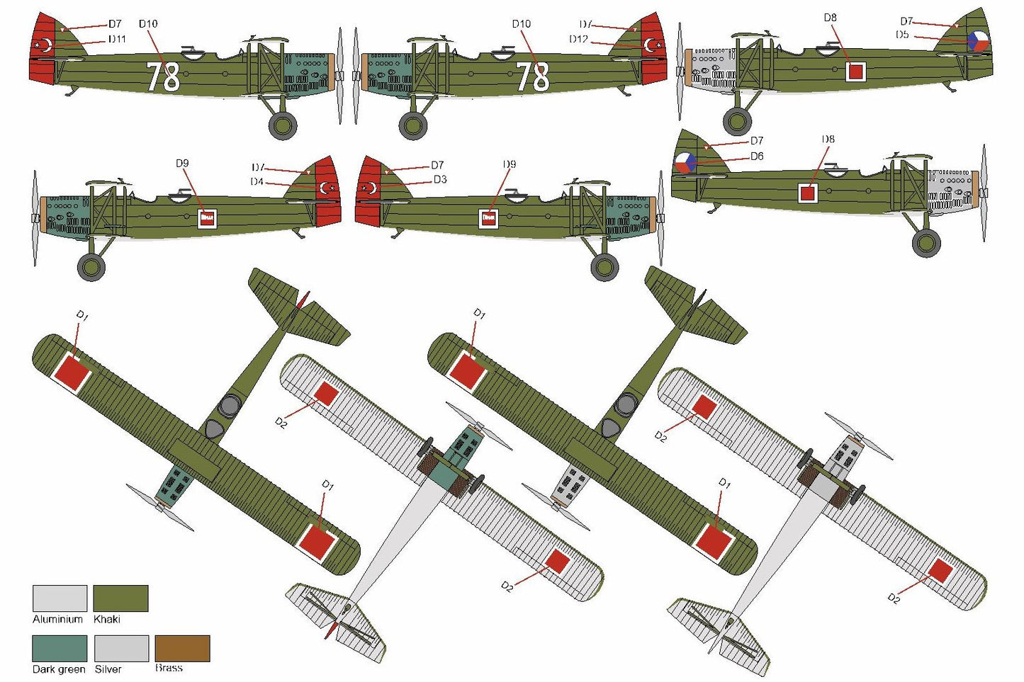 Brengun BRP72048 1:72 Letov S-16T Turkish Air Force