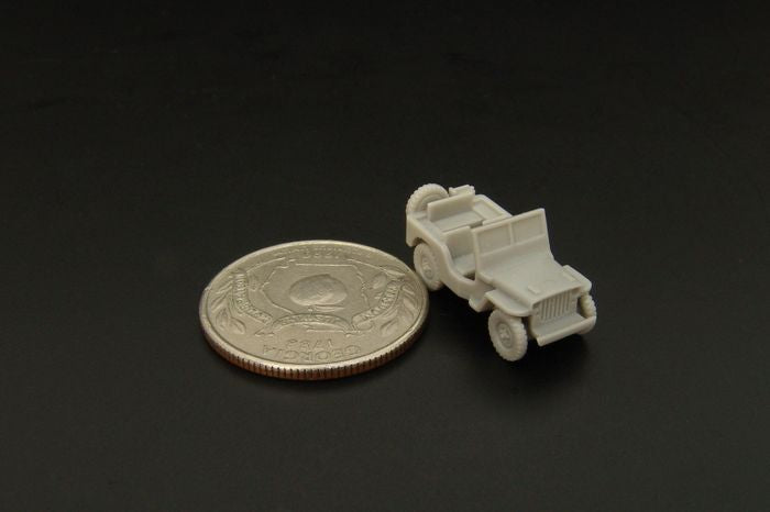 Brengun BRS144033 1:144 U.S. Willy's Jeep (2pcs)