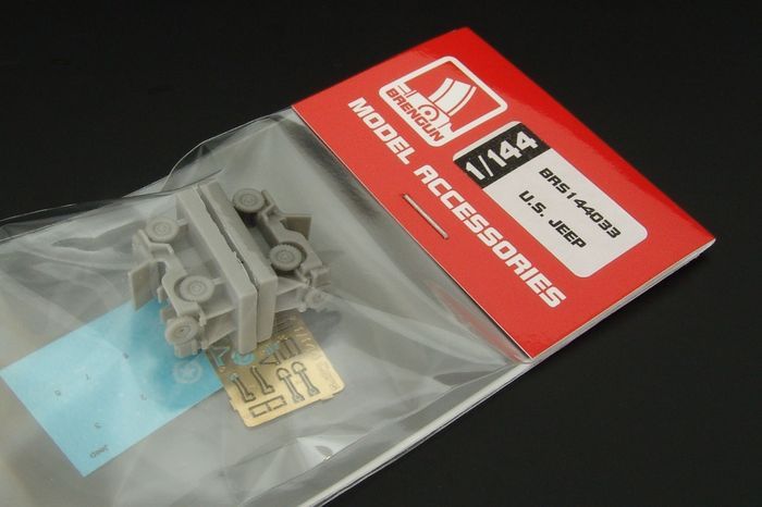 Brengun BRS144033 1:144 U.S. Willy's Jeep (2pcs)