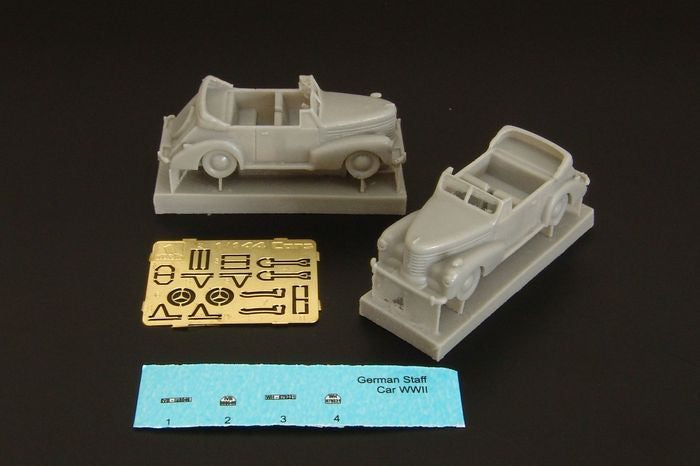 Brengun BRS144039 1:144 German Staff Car Cabriolets (2pcs)