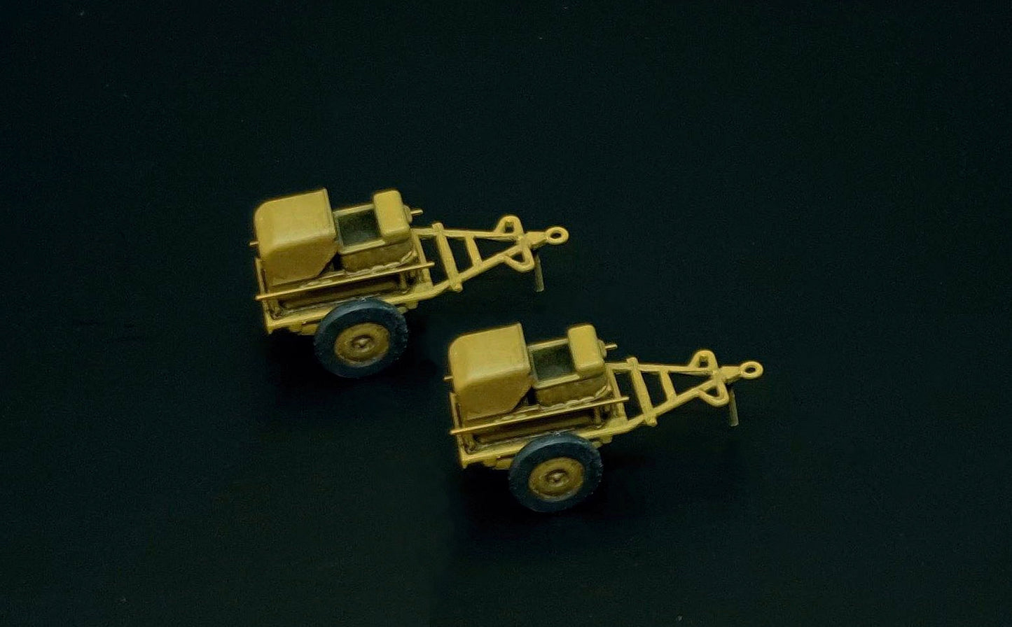 Brengun BRS144069 1:144 Anlasswagen - Luftwaffe Aircraft Starter Cart (2pcs)