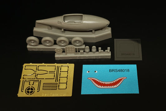Brengun BRS48018 1:48 U.S. Belly tank car resin kit of WWII U.S. airfield hand made car